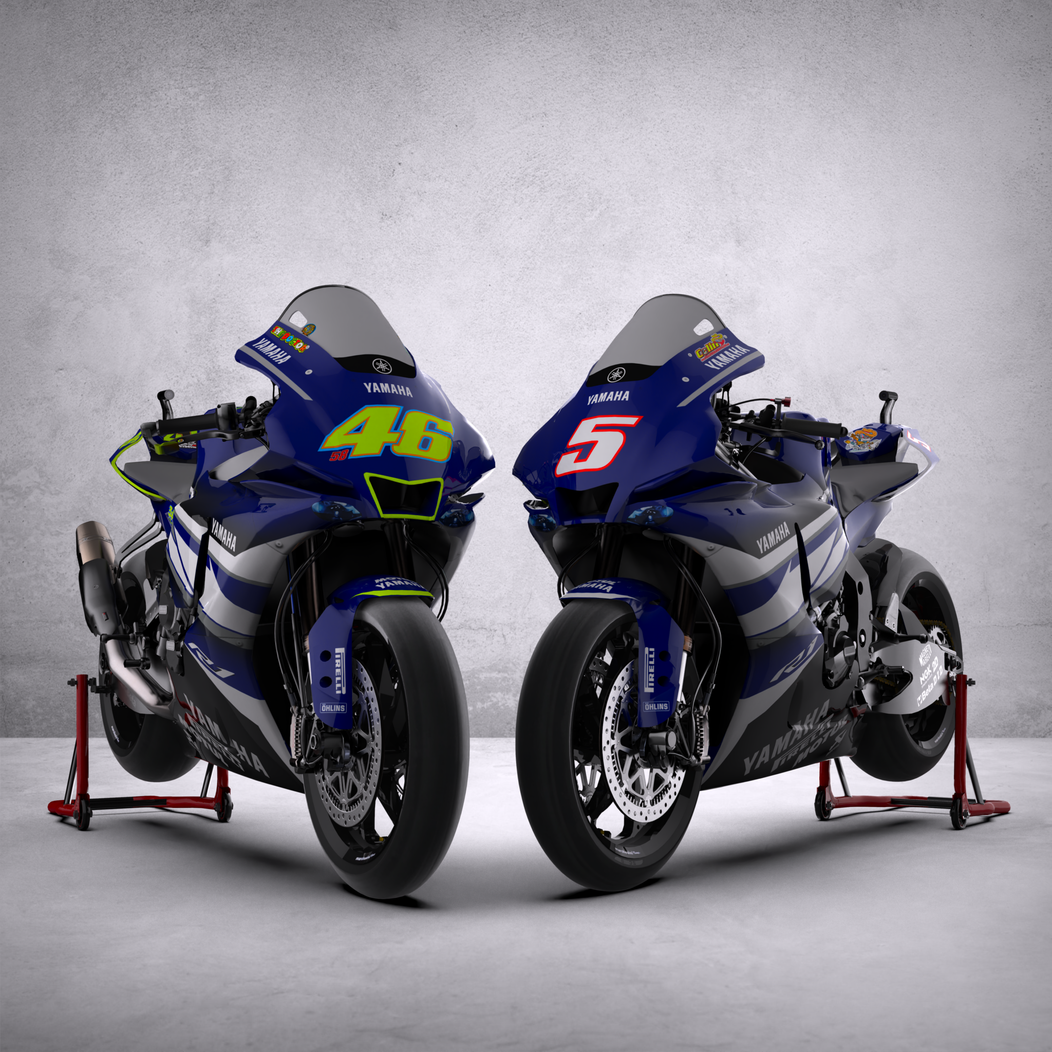 SKIN YAMAHA R1 2022 - Yamaha Factory – GPB-Mods.com
